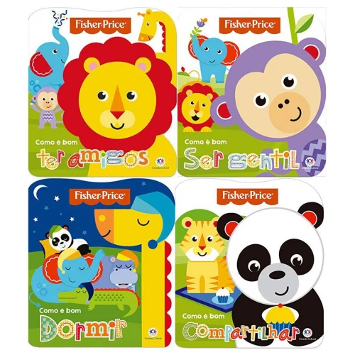 Kit Livros Coleção Como é Bom Fisher-Price (4 livros)