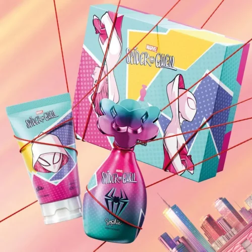 Kit presente Dia das Crianças Sophie Spider-Gwen (2 itens)