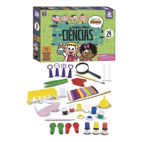 🛍️Laboratório Ciências Franjinha Milena Turma Monica - Nig