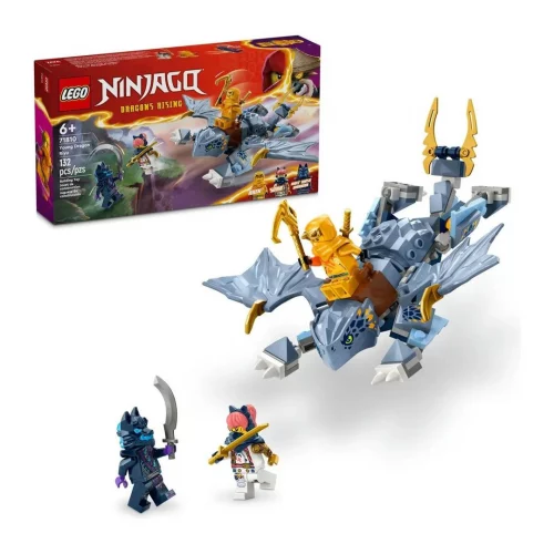 Lego Ninjago - Jovem Dragão Riyu - 71810 Quantidade De Peças 132 Versão Do Personagem Arin,sora,guerreiro Da Máscara Do Lobo,dragão