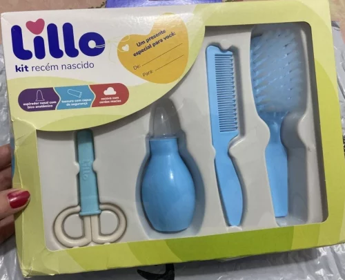 *Lillo Kit Recém Nascido Higiene - Azul*