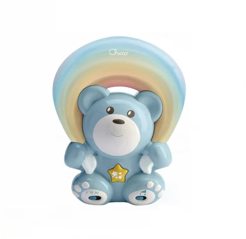 Luminária Projetor Rainbow Bear Azul, Chicco Luminária Projetor Rainbow Bear Azul, Chicco