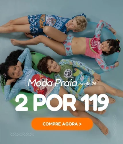 Magicamente Kids: Verão ☀️ Conjuntos de Banho Infantis 2 por R$119 😍🏖