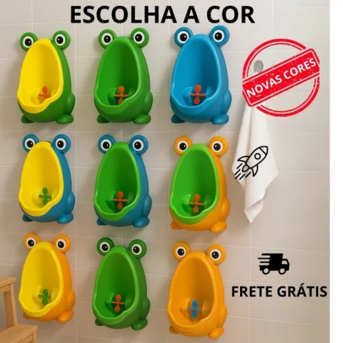 Mictorio Sapinho Infantil Pinico Desfralde Criança Treino Baby Todas Cores