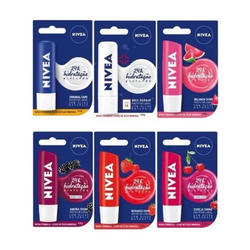 NIVEA Hidratante Labial Manga Shine 4,8 g