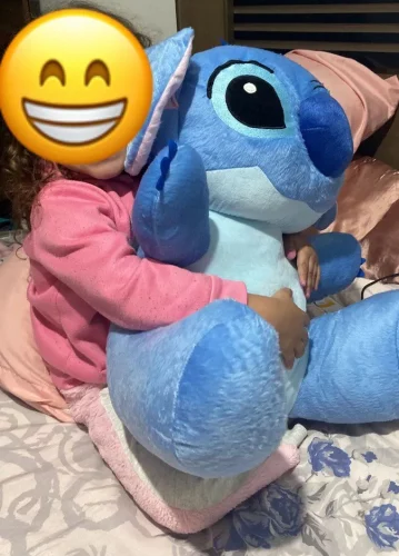 Pelúcia Stitch Grande 45cm Boneco Filme Desenho Animado