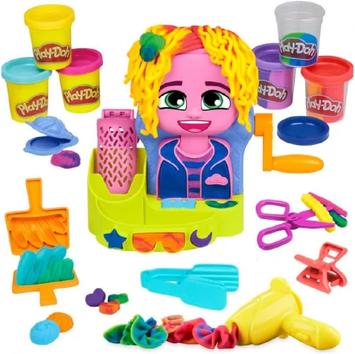Play-Doh Cabelos Coloridos com Estilo Conjunto de Massinha