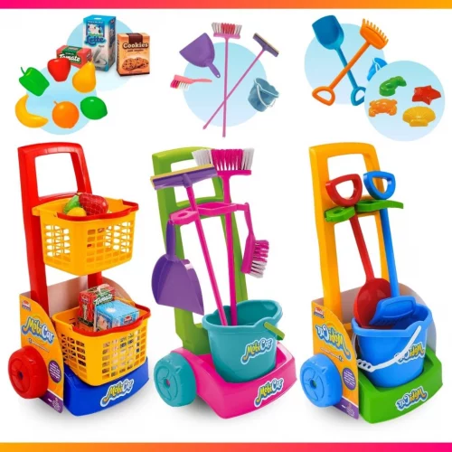 Prepare-se para a diversão em grande estilo com o mercadinho que faz a criançada brincar de verdade! 🏖️🧹