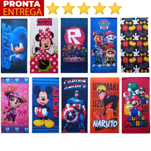 Prepare-se para mergulhar na diversão e secar em grande estilo com uma toalha que é pura alegria! 🏖️🎉