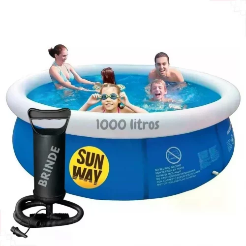 Prepare-se para o melhor verão da sua vida: mergulhe na diversão com uma piscina inflável que cabe até em qualquer quintal! 🌊😄