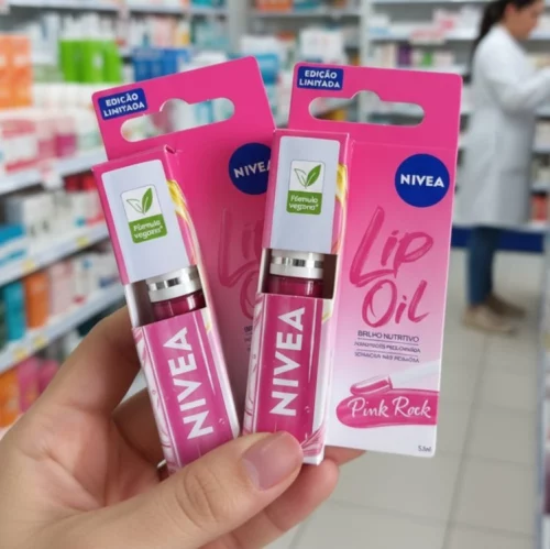 RÁPIDOOOOO!! 😱Hidratação prolongada 😍NIVEA Lip Oil ! #Amazon
