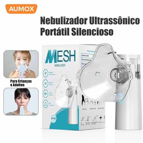 Respire fundo e deixe a tosse para lá com o nosso inalador silencioso – é como ter um spa no bolso! 🌬️✨