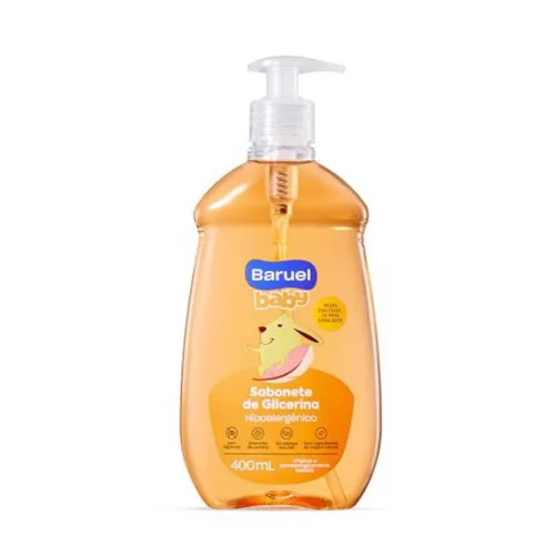 Sabonete Líquido Bebê Glicerina 400ml – Baruel Baby