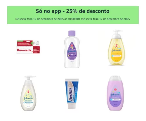 Seleção de Produtos com 25% de Desconto
