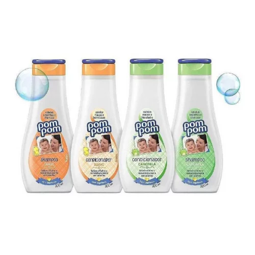 Shampoo e Condicionador Pom Pom Camomila e Suave 200ml