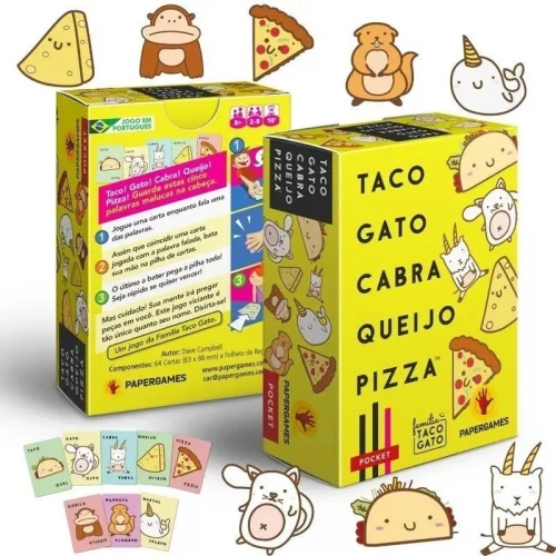 Taco Gato Cabra Queijo Pizza (PaperGames)