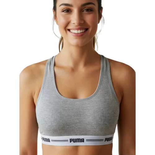 > Top Puma Nadador Feminino Sem Bojo Algodão Fitness Academia