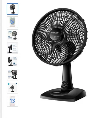 Ventilador de Mesa 30cm Super Power, Mondial, 60W - VSP-30-B