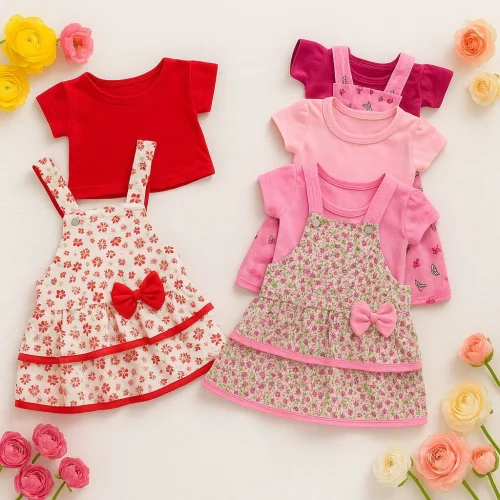 🛍️Vestido Jardineira Baby