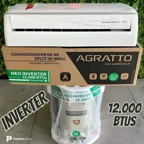 Ar Condicionado Split Hw Inverter Liv Top Agratto 12000 Btus Frio 220V Monofásico LCST12F- 02I