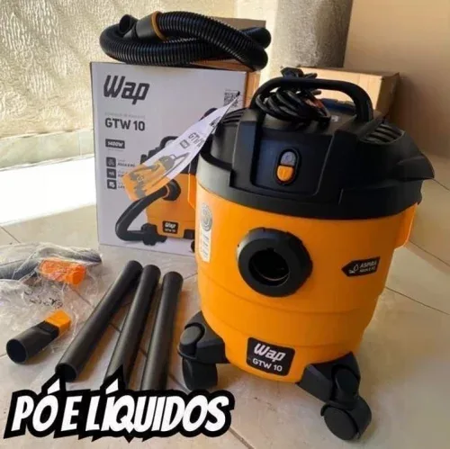 Aspirador Compacto de Pó e Água ‼️ Capacidade para 10 Litros 🫡