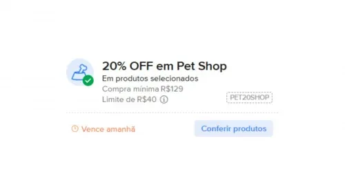 ATENÇÃO PAIS DE PET, novo cupom de 20% para pet shop