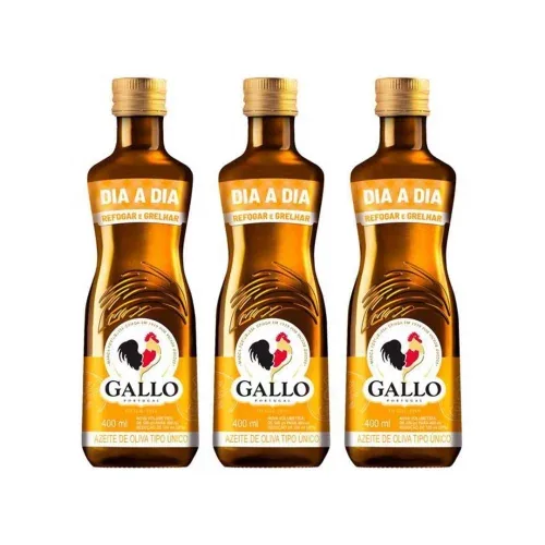 Azeite de Oliva Gallo 400ml 3 Unidades