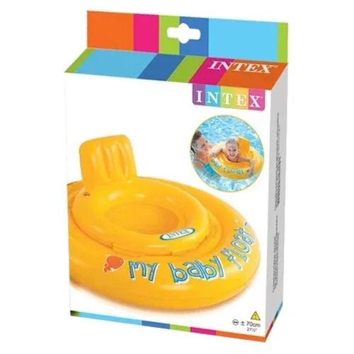 Baby Bote Meu Primeiro Bote (assento em Faixas) INTEX, Multicor