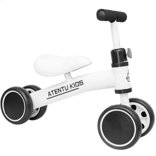 Bicicleta‌‎ Andador‌‎ Tico-Tico‌‎ De‌‎ Equilíbrio‌‎ Sem‌‎ Pedal‌‎ Infantil‌‎ 4‌‌‎ Rodas‎ (Branco)