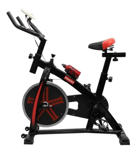 Bicicleta Ergométrica Nagano 102058588 Cor Preto E Vermelho