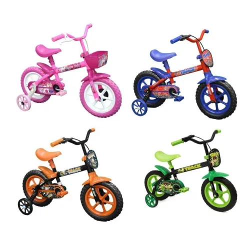 Bicicleta Infantil Aro 12 Arco-Íris TK3 Track