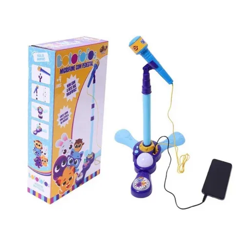 Bolofofos Microfone com Pedestal