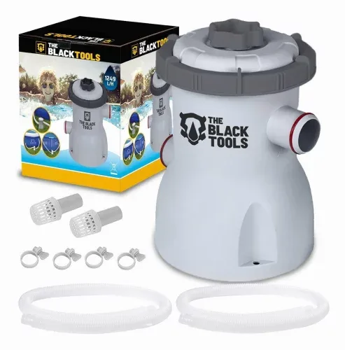 Bomba Filtrante Piscina Vazão 1136l/h Filtro Piscina Inflável e Estrutural Tbt-005 The Black Tools