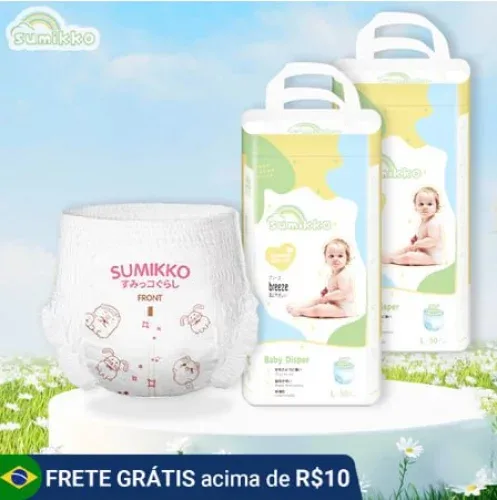 CALÇA Sumikko fralda Ajustável total max M/G/XG 100 unidade Baby