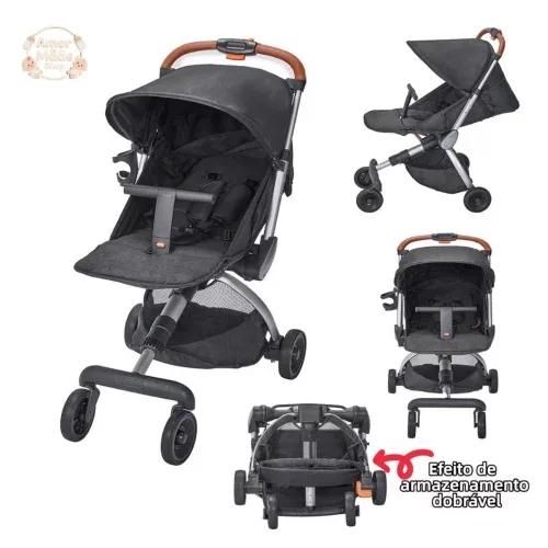 Carrinho Bebê Passeio Tipo Berço Multifunciona Até 15kgs