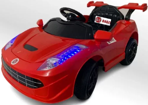 Carro Elétrico Infantil BZ Car Vermelho com Luzes, Sons e Volume Ajustável BARZI MOTORS.