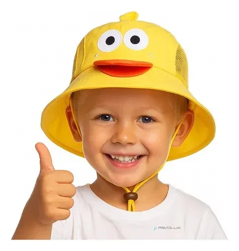 Chapéu Infantil Criança Proteção Raio Uv Solar Praia Piscina