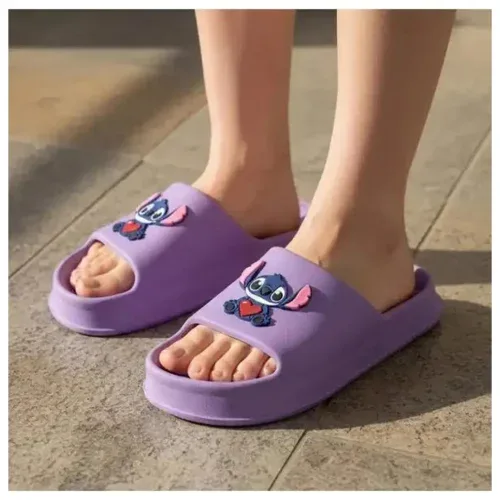 Chinelo Infantil Nuvem Menina Slide Lilo Stitch Leve Macio