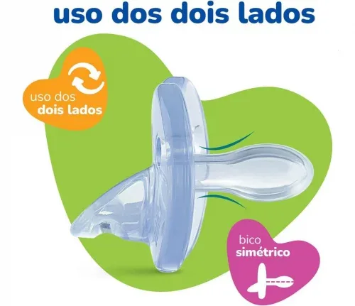 Chupeta Lillo Soft Calming 100% Silicone Tam. 1