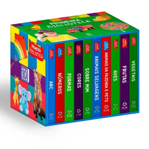 Coleção Primeira Biblioteca Volume 01 - Box com 10 Livrinhos Coleção Primeira Biblioteca Volume 01 - Box com 10 Livrinhos