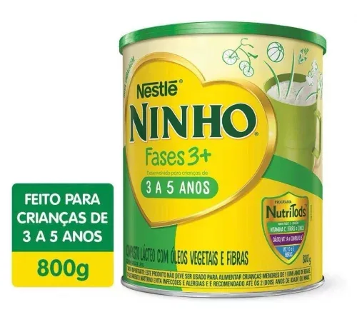 Composto Lácteo Ninho Fases 3+ com 800g