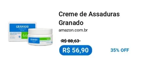 Creme de Assaduras Granado Dermocalmante Bebê Peles Sensíveis 300g