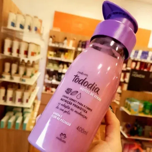 Creme Sorbet Desodorante Nutritivo para o Corpo Tododia Amora e Flor de Pêssego