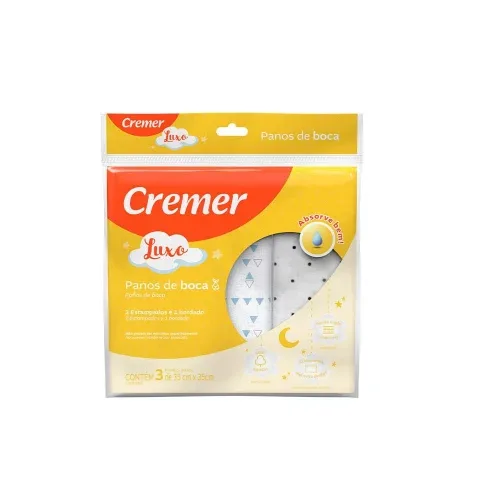 Cremer Pano Boca Neutro com 3 Unidades