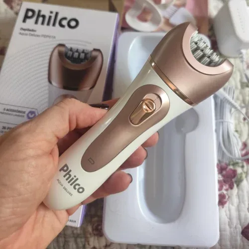 Depilador Philco PDP01R Aqua Deluxe 5 em 1 Sem Fio Bivolt