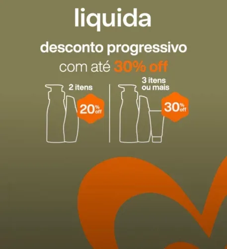 Desconto Progressivo com Até 30% OFF Desconto Progressivo com Até 30% OFF