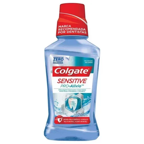 Enxaguante Bucal para dentes sensíveis Colgate Sensitive Pro-Alívio 250ml