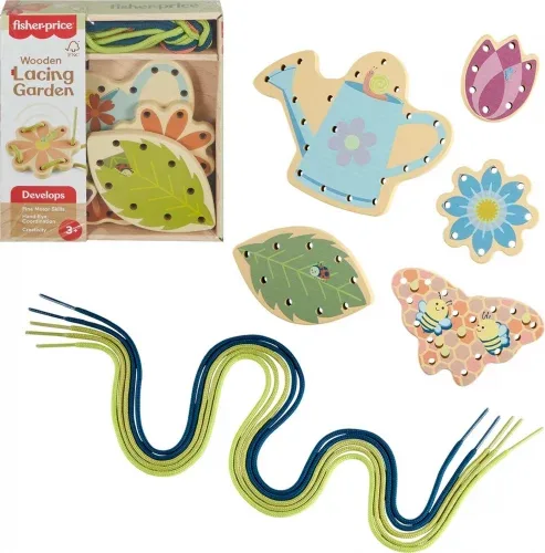 FisherPrice Brinquedo para Bebês Jardim Mágico de Madeira para crianças a Partir de 3 Anos