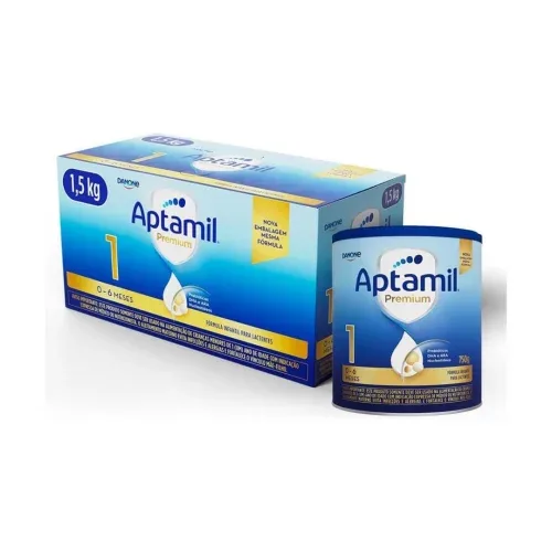 Fórmula Infantil Aptamil Premium 1 - 1,5KG (2 latas com 750g cada)