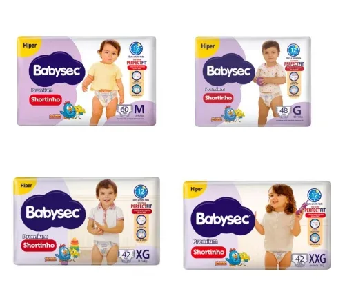 Fralda Babysec Premium Shortinho